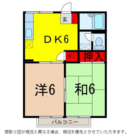 京成臼井駅 徒歩16分 2階の物件間取画像
